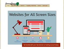 Tablet Screenshot of frogabog.com